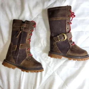 Timberland Boots, sz 4C,  brown.