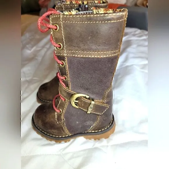 Timberland Boots, sz 4C,  brown.