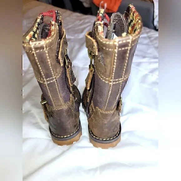 Timberland Boots, sz 4C,  brown.