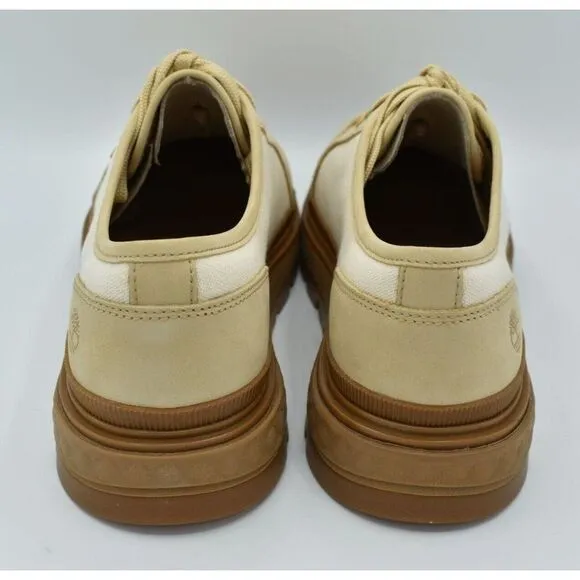 Timberland Womens Size 10 Ray City EK  Natural Canvas Oxford Platform Shoes