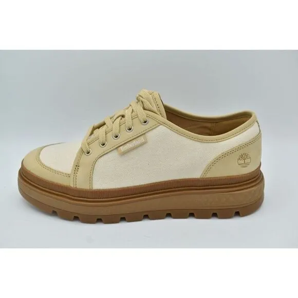 Timberland Womens Size 10 Ray City EK  Natural Canvas Oxford Platform Shoes