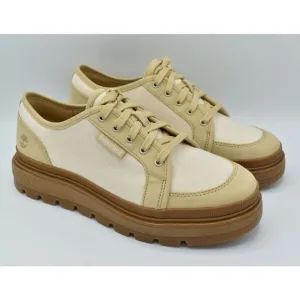 Timberland Womens Size 10 Ray City EK  Natural Canvas Oxford Platform Shoes
