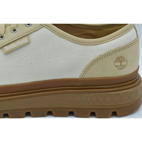 Timberland Womens Size 8.5 Ray City EK  Natural Canvas Platform Oxford Shoes