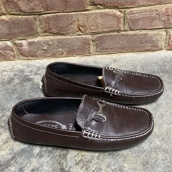 Tod’s Brown Driving Slip On Loafer Shoes Size 7