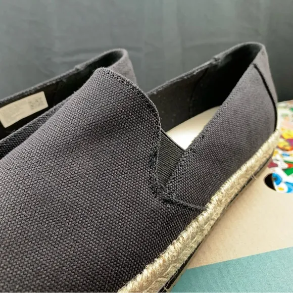 Toms Palma Black Canvas   Twine Women's Various Sizes