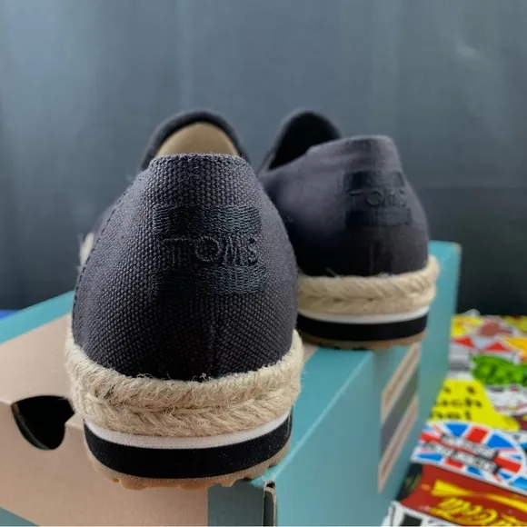 Toms Palma Black Canvas   Twine Women's Various Sizes