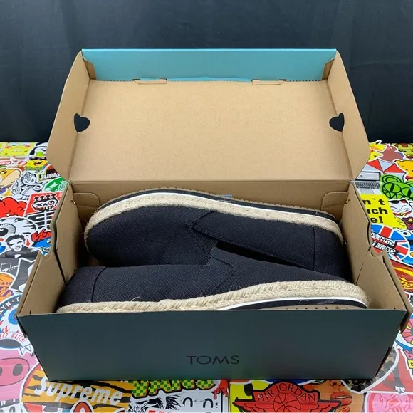 Toms Palma Black Canvas   Twine Women's Various Sizes