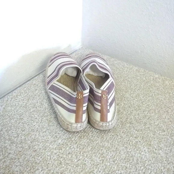Tory Burch Canvas Espadrille Flat
