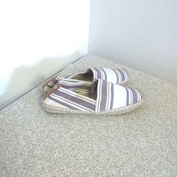 Tory Burch Canvas Espadrille Flat