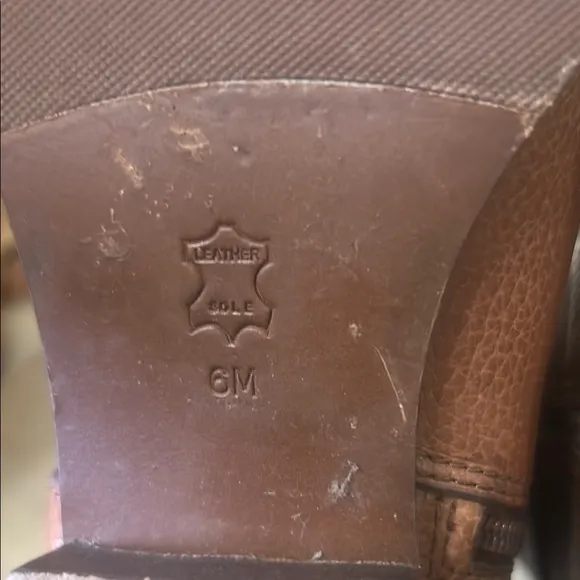 Tory Burch Chestnut Leather Tall Boots