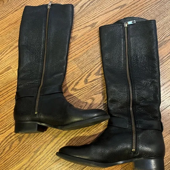 Tory Burch Tall Riding Leather Boots