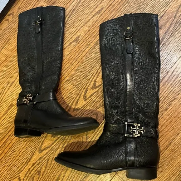 Tory Burch Tall Riding Leather Boots