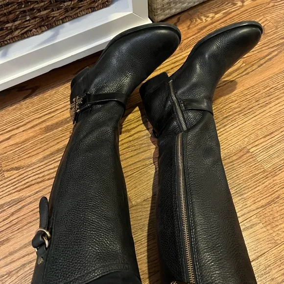 Tory Burch Tall Riding Leather Boots