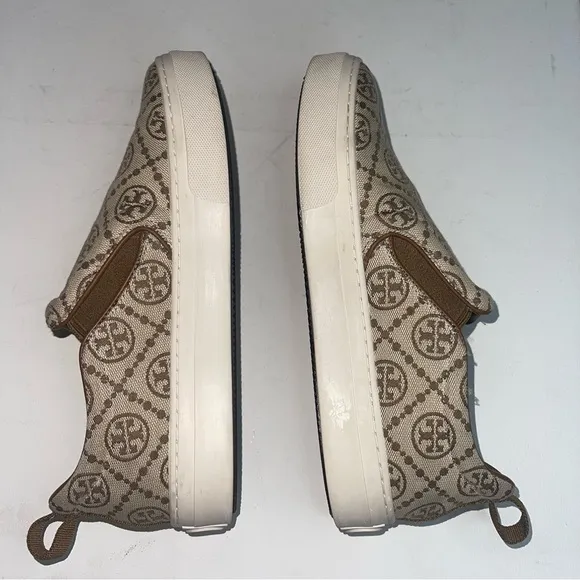 Tory T Monogram Slip on Sneaker