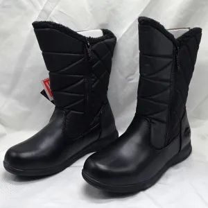 Totes Edgen ThermoLite Black Winter Ladies 7 W Boots New In Box