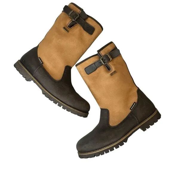 TRAVELIN Waterproof HAMAR LEATHER BOOT BROWN Size 43 UK 9.5 US