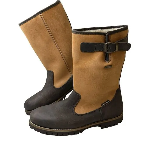 TRAVELIN Waterproof HAMAR LEATHER BOOT BROWN Size 43 UK 9.5 US