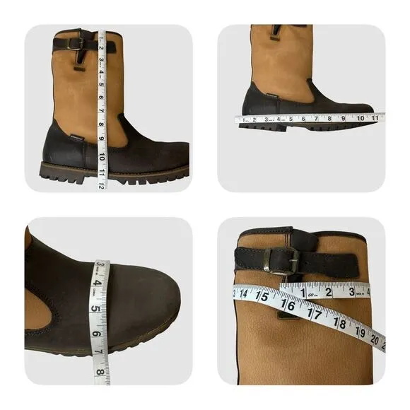 TRAVELIN Waterproof HAMAR LEATHER BOOT BROWN Size 43 UK 9.5 US