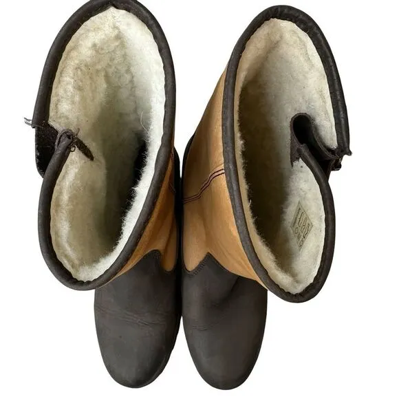 TRAVELIN Waterproof HAMAR LEATHER BOOT BROWN Size 43 UK 9.5 US