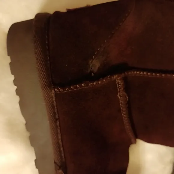 UGG Australia brown suede women's winter boots sn 5815 size 7