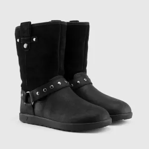 UGG Australia Girls Youth Black Short Boots