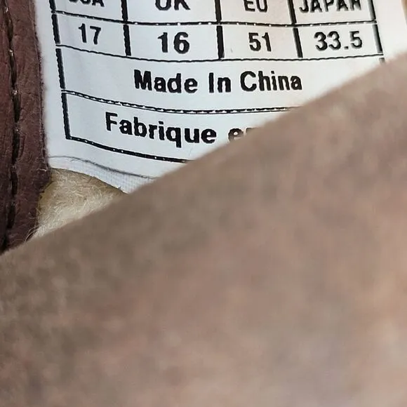 Ugg Australia Hannen Boots Mens 17 Leather Sherpa Lined Waterproof Shoes  Great