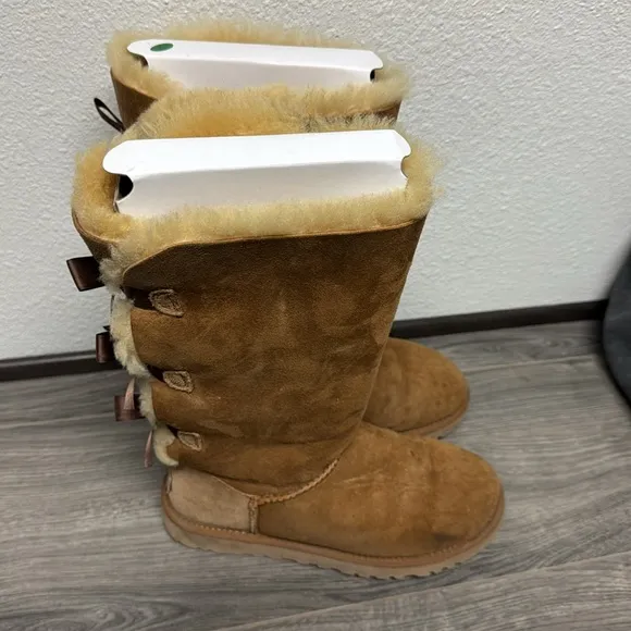 UGG Bailey Bow II Suede Tall Water-Resistant Boots