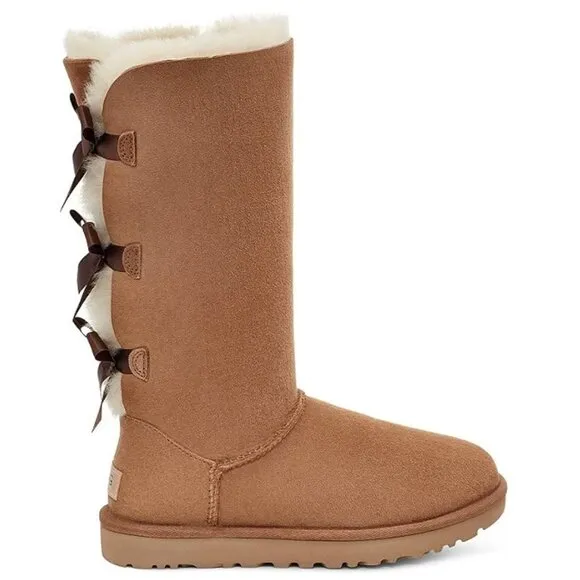 UGG Bailey Bow II Suede Tall Water-Resistant Boots