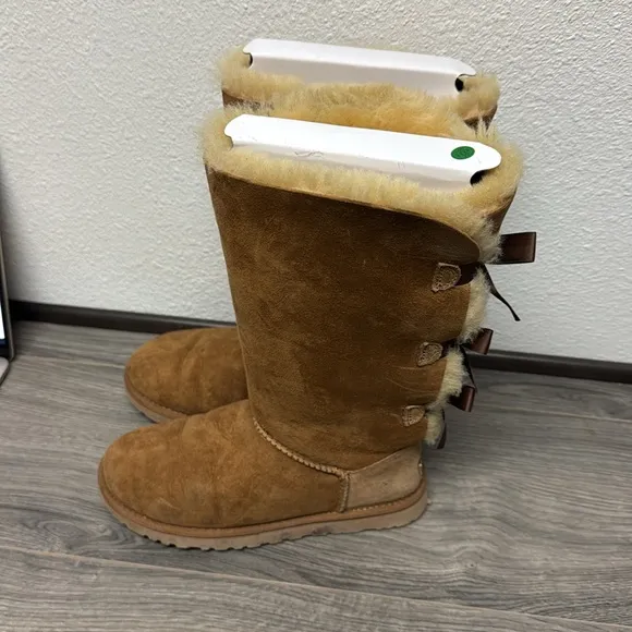 UGG Bailey Bow II Suede Tall Water-Resistant Boots