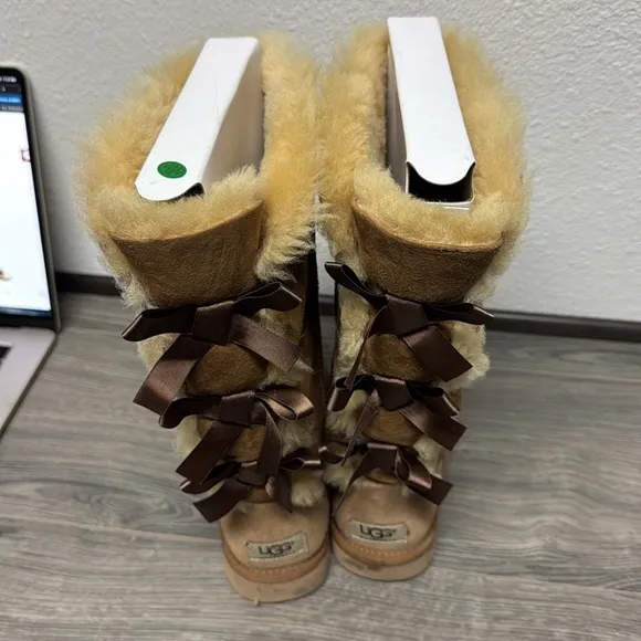 UGG Bailey Bow II Suede Tall Water-Resistant Boots