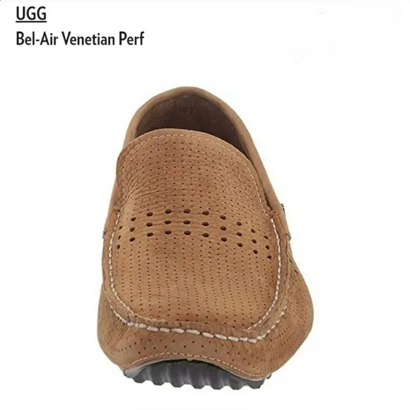 UGG Bel-Air Venetian Perf Driver Shoes Caramel