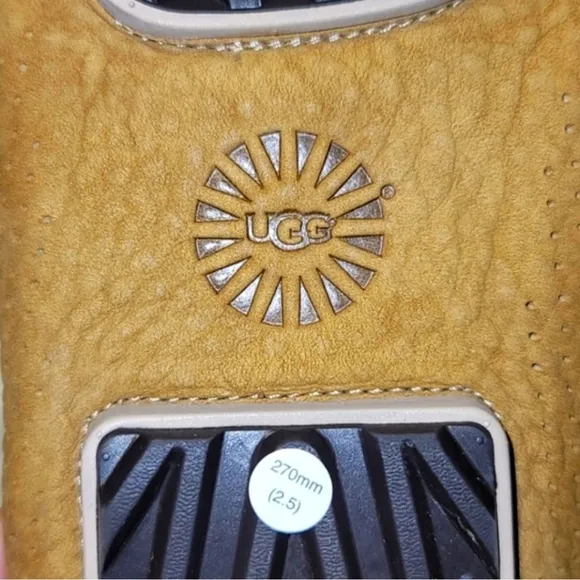 UGG Bel-Air Venetian Perf Driver Shoes Caramel