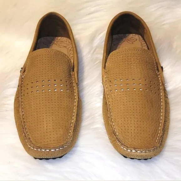 UGG Bel-Air Venetian Perf Driver Shoes Caramel