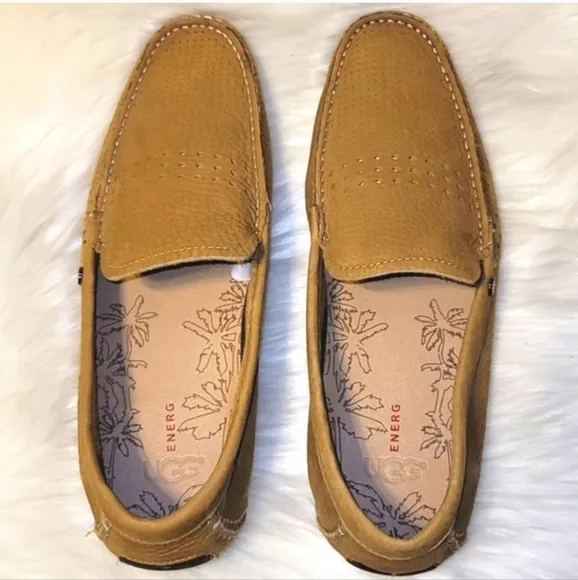 UGG Bel-Air Venetian Perf Driver Shoes Caramel