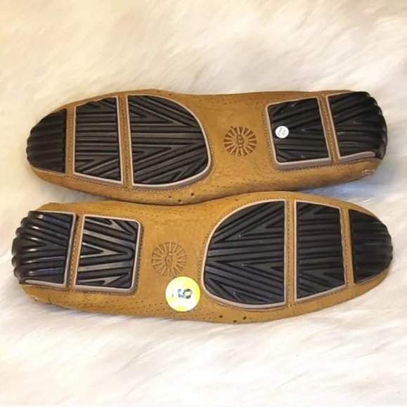 UGG Bel-Air Venetian Perf Driver Shoes Caramel