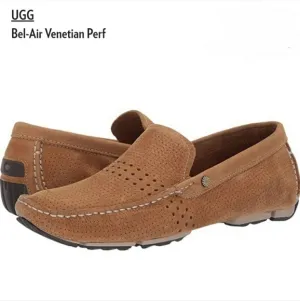 UGG Bel-Air Venetian Perf Driver Shoes Caramel