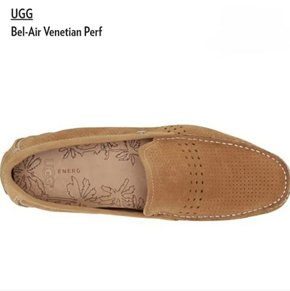 UGG Bel-Air Venetian Perf Driver Shoes Caramel