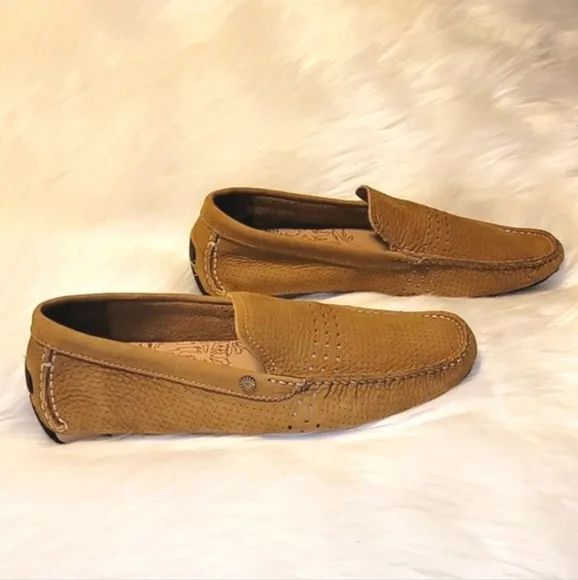 UGG Bel-Air Venetian Perf Driver Shoes Caramel