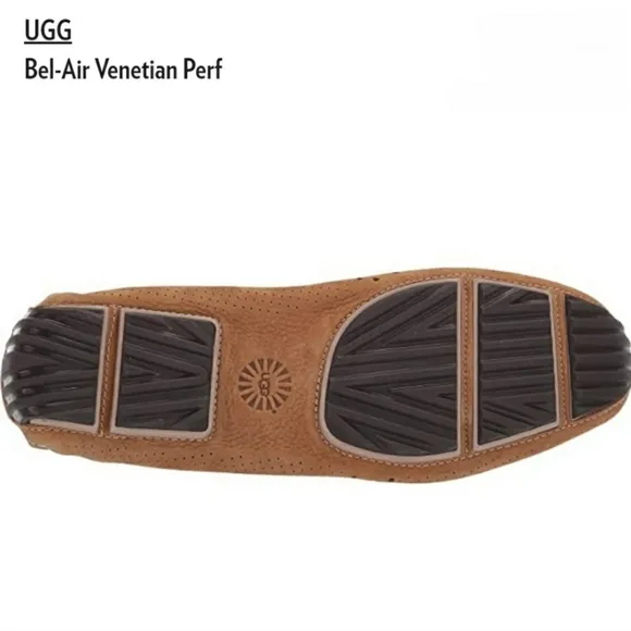 UGG Bel-Air Venetian Perf Driver Shoes Caramel