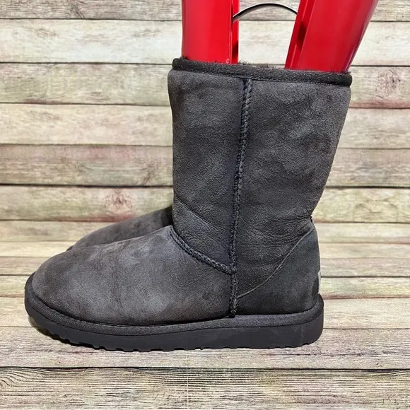 Ugg Brown Suede Classic Short Boots
