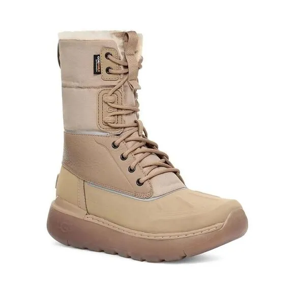 Ugg City Butte Waterproof Snow Boots NWOB Men's Size 14 Tan Sherpa Wool Lined