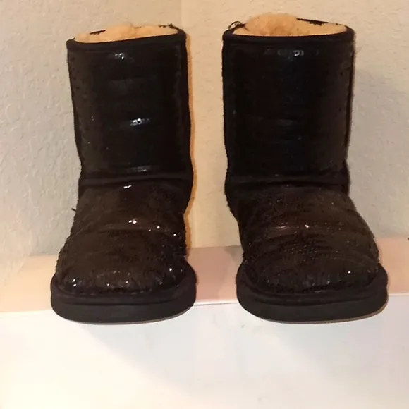Ugg Classic Short Sequined Sparkly Boots