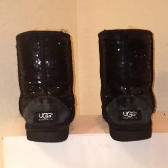 Ugg Classic Short Sequined Sparkly Boots