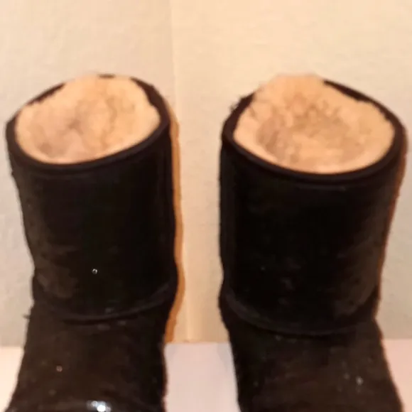 Ugg Classic Short Sequined Sparkly Boots