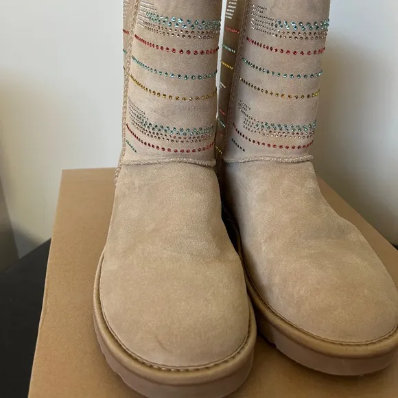 UGG Classic Short Serape bling Boots *New in Box*£