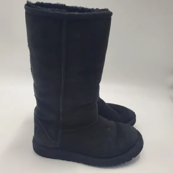 Ugg Classic Tall Boots Black Suede