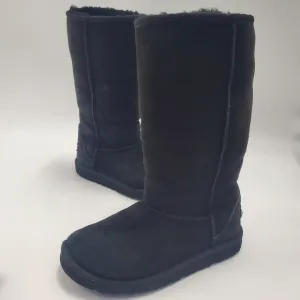 Ugg Classic Tall Boots Black Suede