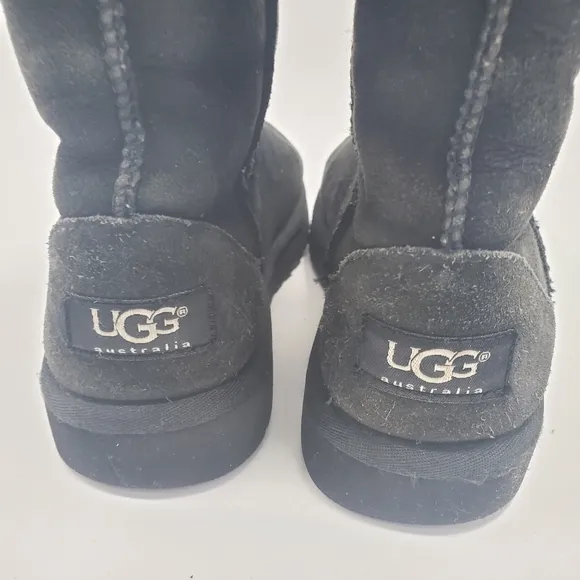 Ugg Classic Tall Boots Black Suede
