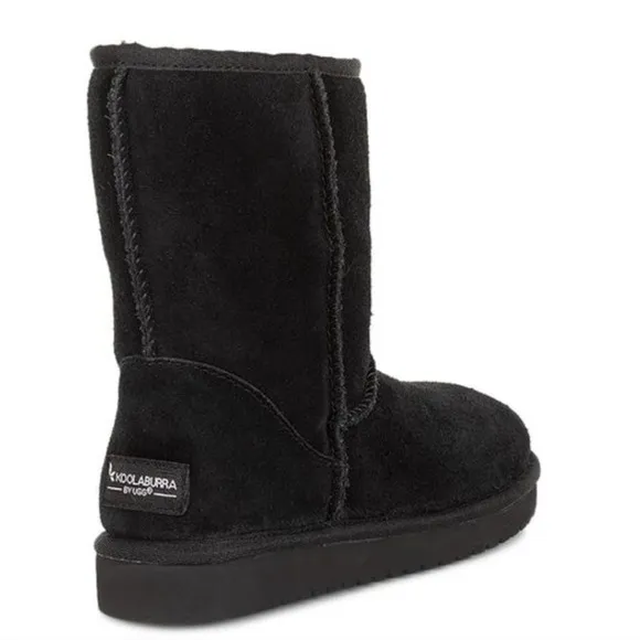 UGG Koola Short Black Boots Size 6 NWB