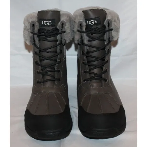 UGG MEN'S BUTTE COLD WEATHER WATERPROOF WINTER SNOW‎ BOOTS METAL GRAY